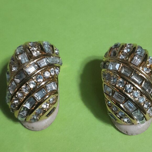 Christian Dior Clip Earrings... - Picture 1 of 3